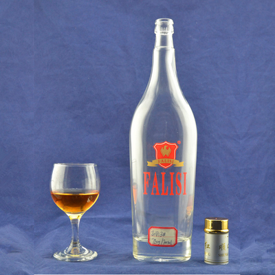 목걸이 재료 슈퍼 플린트 재료 700ml 빈 맑은 알코올 럼 위스키 스피릿 보드카 술 유리 병
