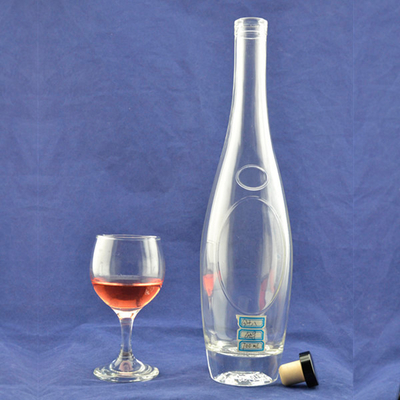 목걸이 재료 슈퍼 플린트 재료 700ml 빈 맑은 알코올 럼 위스키 스피릿 보드카 술 유리 병