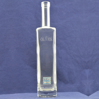목걸이 재료 슈퍼 플린트 재료 700ml 빈 맑은 알코올 럼 위스키 스피릿 보드카 술 유리 병
