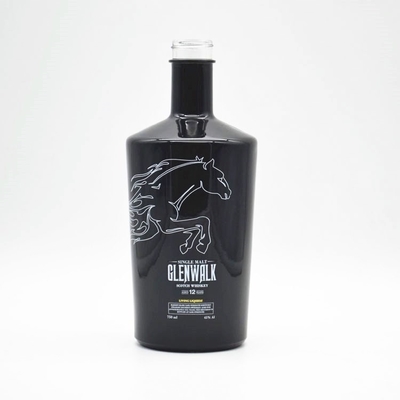 슈퍼 플린트 글래스 기본 재료 병 맞춤형 빈 위스키 와인 유리 병 500/750ml