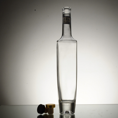 맞춤형 디자인 750ml 위스키 유리 병