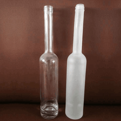 위스키용 슈퍼 플린트 유리 재료로 만든 750ml 선명한 유리 병
