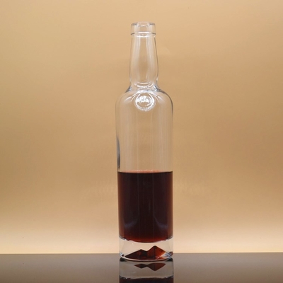 슈퍼 플린트 글래스 기본 재료 병 맞춤형 빈 위스키 와인 유리 병 500/750ml