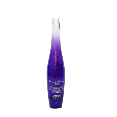 맑은 375ml 500ml 700ml 750ml 주문형 얼음 인쇄 스프레이 브랜디 위스키 리커 보드카 병