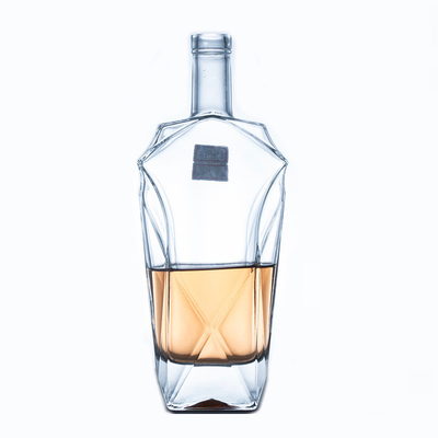 375ml 500ml 700ml 750ml 1000ml 유리 음주 위스키 보드카 스피릿 병 과알 캡