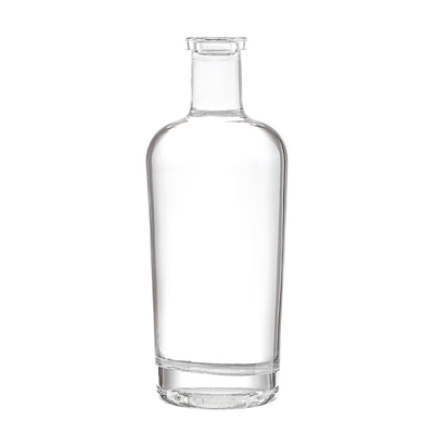 목재 코크 밀폐 유형 럼 테킬라 보드카 브랜디 오일용 500ml 넓은 유리 병
