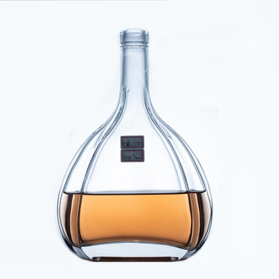 375ml 500ml 700ml 750ml 1000ml 유리 음주 위스키 보드카 스피릿 병 과알 캡
