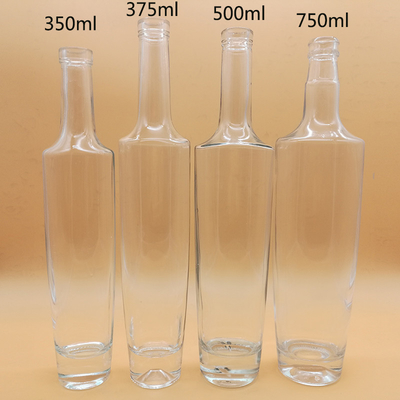 350ml 375ml 500ml 슈퍼 플린트 올리브 오일 음료 산업용 알코올 유리 병