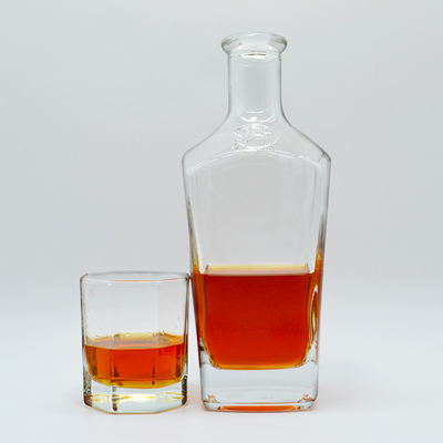 500ml 700ml 750ml 비어있는 위스키 럼 브랜디 음료 유리 술 병 와인