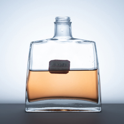 주문 750ml 음주 마취 브랜디 유리 병 고급 투명 700ml 빈 알코올