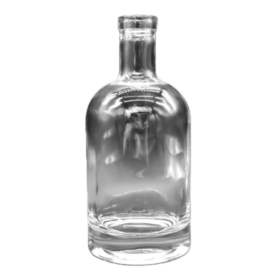 OEM 로고 디칼 1000ml 750ml 500ml 음주 병 코크 톱 뚜?? 이 있는 보드카 유리 병