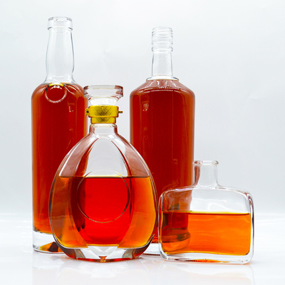 500ml 1000ml 1리터 마트 흑백 맞춤형 알코올 진 병