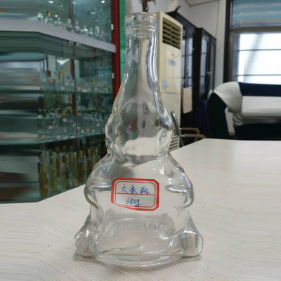 슈퍼 플린트 핫 스탬핑 500ml 700ml 750ml 리커 브랜디 유리 병 OEM