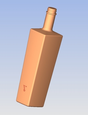 500ML 700ML 750ML 1l 정사각형 유리 병