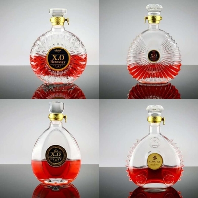 200ml 375ml 500ml 750ml 슈퍼 플린트 유리 와인 술 병 코크 밀폐 유형