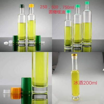 200ml 375ml 500ml 750ml 슈퍼 플린트 유리 와인 술 병 코크 밀폐 유형