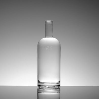 디칼 표면 처리 커스텀 자이언트 750ml 1000ml 빈 양조 진 럼 디칸터 알코올 음주 플룸 와인 유리 병