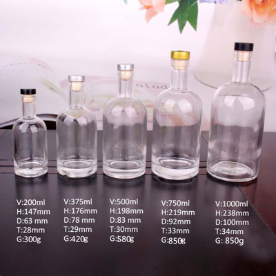 FOB 와드카 와이스키 와인 용량 250ml 500ml 700ml 750ml 1l