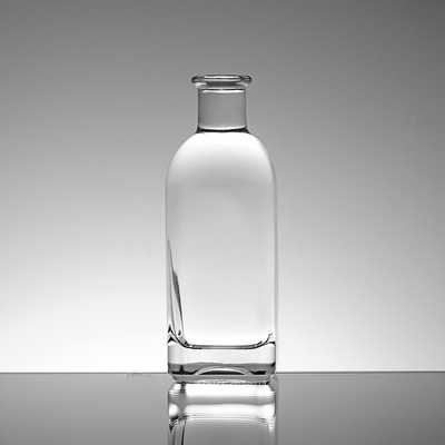 맞춤형 디자인 회색 양버 유리 병 375ml 500ml 750ml 보드카 진 음주