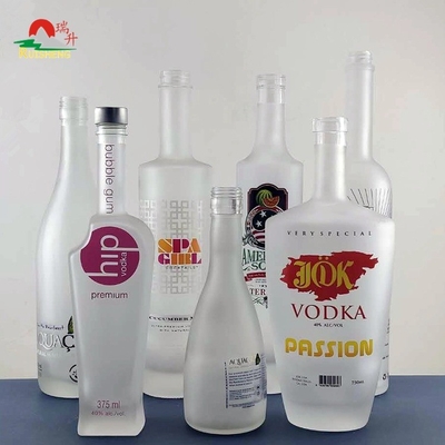 맞춤형 크리스탈 글래스 빈 얼음 테킬라 700ml 술 위스키 보드카 750ml 병