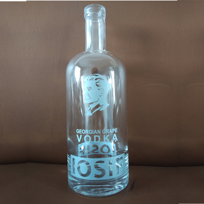 맞춤형 크리스탈 글래스 빈 얼음 테킬라 700ml 술 위스키 보드카 750ml 병