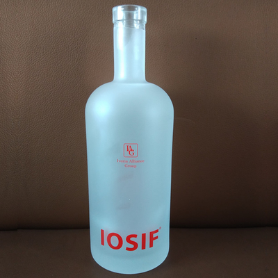 맞춤형 크리스탈 글래스 빈 얼음 테킬라 700ml 술 위스키 보드카 750ml 병