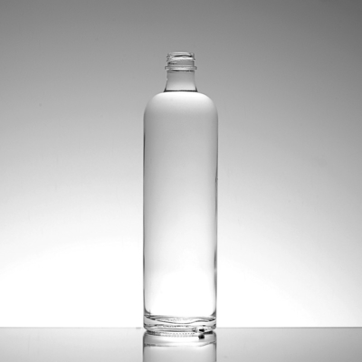 무역 보장 높은 플린트 유리 재료 750ml 맑은 볼드카 병 큰 이벤트