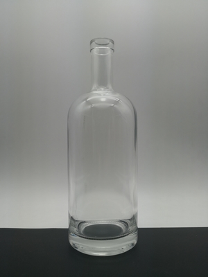 얼어붙은 슈퍼 플린트 700ml 빈 병 와인 데칼 로고 750ml 보드카 유리 병