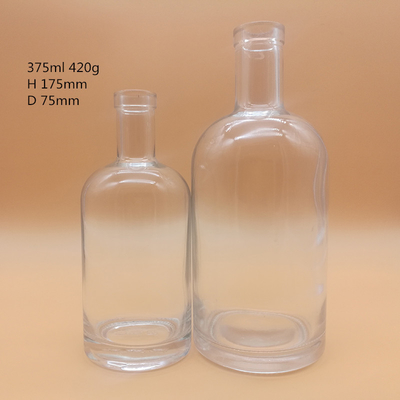 얼어붙은 슈퍼 플린트 700ml 빈 병 와인 데칼 로고 750ml 보드카 유리 병