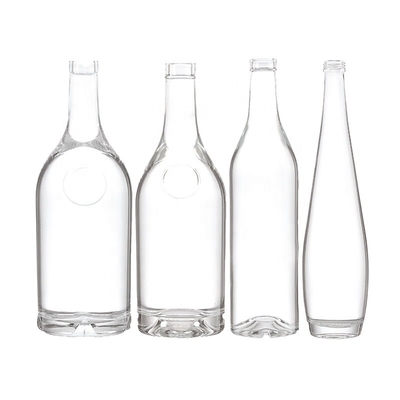슈퍼 플린트 유리 재료 500ml 750ml 물 음료 및 음주용 진 스피릿 병