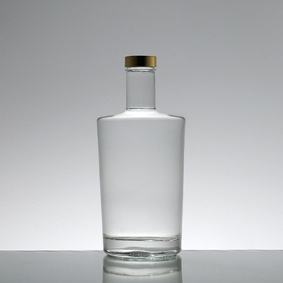 유리 위스키 병 750ml 용량 뚜?? 이 있는 유리 다른 심 공정 핫 스탬핑