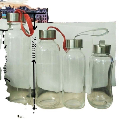 FOB 용어 슈퍼 플린트 유리 물병 뚜?? 과 데칼 표면 750ml 1000ml