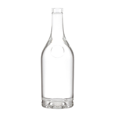 375ml 주문형 슈퍼 플린트 유리 보드카 샴페인 뚜?? 이 있는 빈 유리 병