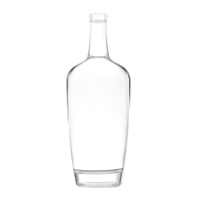 375ml 주문형 슈퍼 플린트 유리 보드카 샴페인 뚜?? 이 있는 빈 유리 병
