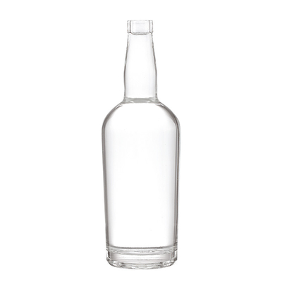 375ml 주문형 슈퍼 플린트 유리 보드카 샴페인 뚜?? 이 있는 빈 유리 병