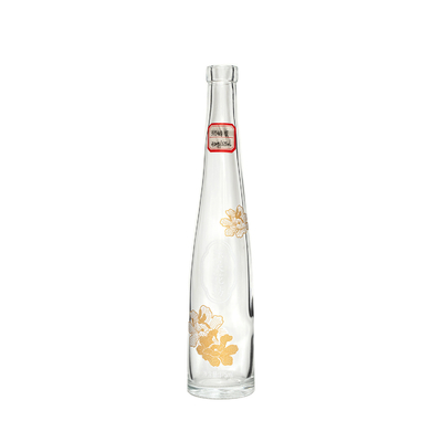 350ml 750ml 맑은 유리 물병 슈퍼 플린트 유리 재료에 맞춘 컬러 스프레이