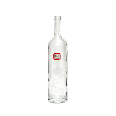 350ml 750ml 맑은 유리 물병 슈퍼 플린트 유리 재료에 맞춘 컬러 스프레이