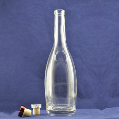 사용자 지정 로고 허용 맑은 흰색 750ml 술 병 럼 와드카 와 위스키