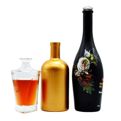 500ml 올리브 오일 250ml 750ml 빈 식품 등급 패트론 테킬라 음주 위스키 보드카 병