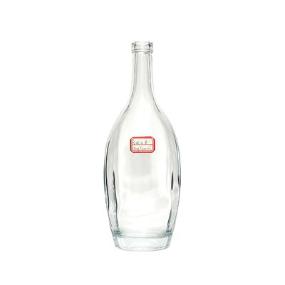 슈퍼 플린트 글래스 맞춤형 모양 브랜디 술 병 200ml 빈 750ml 500ml