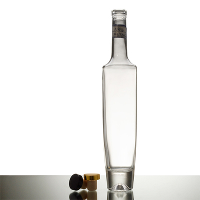 라벨 인쇄 및 무료 샘플 제공과 함께 375ml 500ml 얼음 유리 병