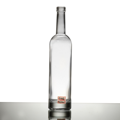 라벨 인쇄 및 무료 샘플 제공과 함께 375ml 500ml 얼음 유리 병