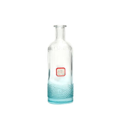 500ml 빈 보드카 스피어 리코어 블루 스프레이 병 음료 포장 용액