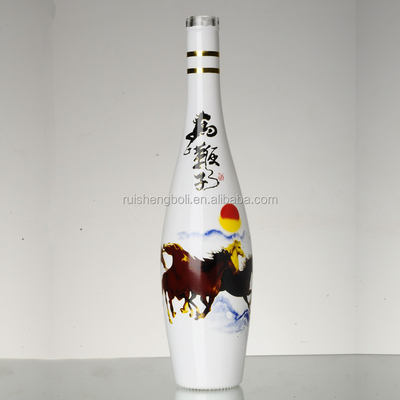 500ml/700ml/750ml 엑스트라 버진 올리브 오일 소스 용 유리 병