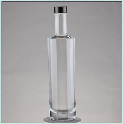 맑은 비어 뜨거운 스탬핑 슈퍼 플린트 유리 술 병 코크 75cl 용량 750ml