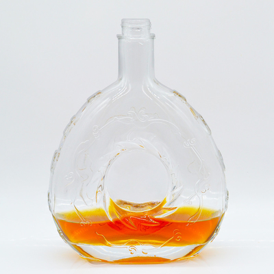 디칼 표면 처리 슈퍼 플린트 유리 재료 빈 750ml 와드카 병