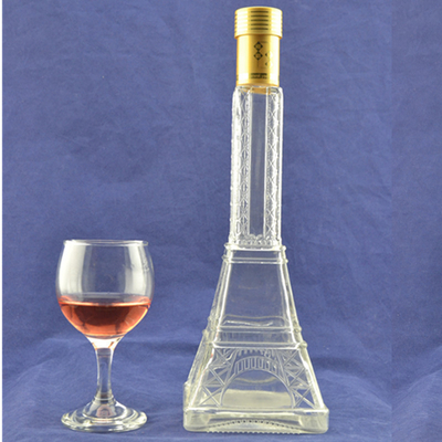 주문형 750ml/500ml 음료용 유리병 포장 뚜?? 을 꺾고 밀폐형
