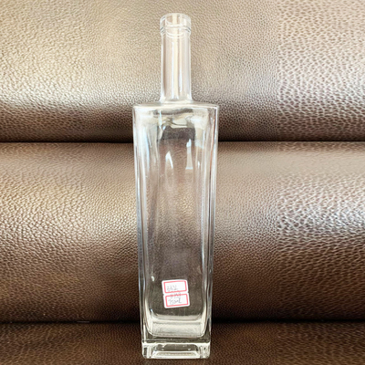 산업용 음료 칸 유리 병 700ml 데칼 표면과 매트 블랙 마무리