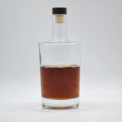 750ml 유리 알코올 병 진 테킬라 위스키 브랜디 용납