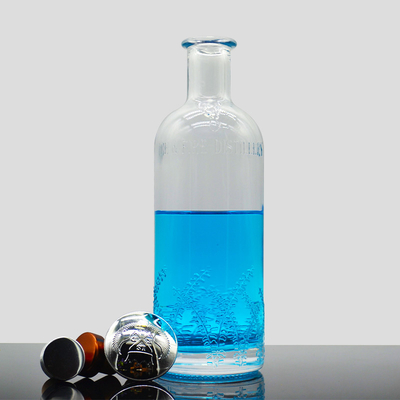 주문형 슈퍼 플린트 375ml 750ml 1000ml 브랜디 음주 소스를 위한 유리 병